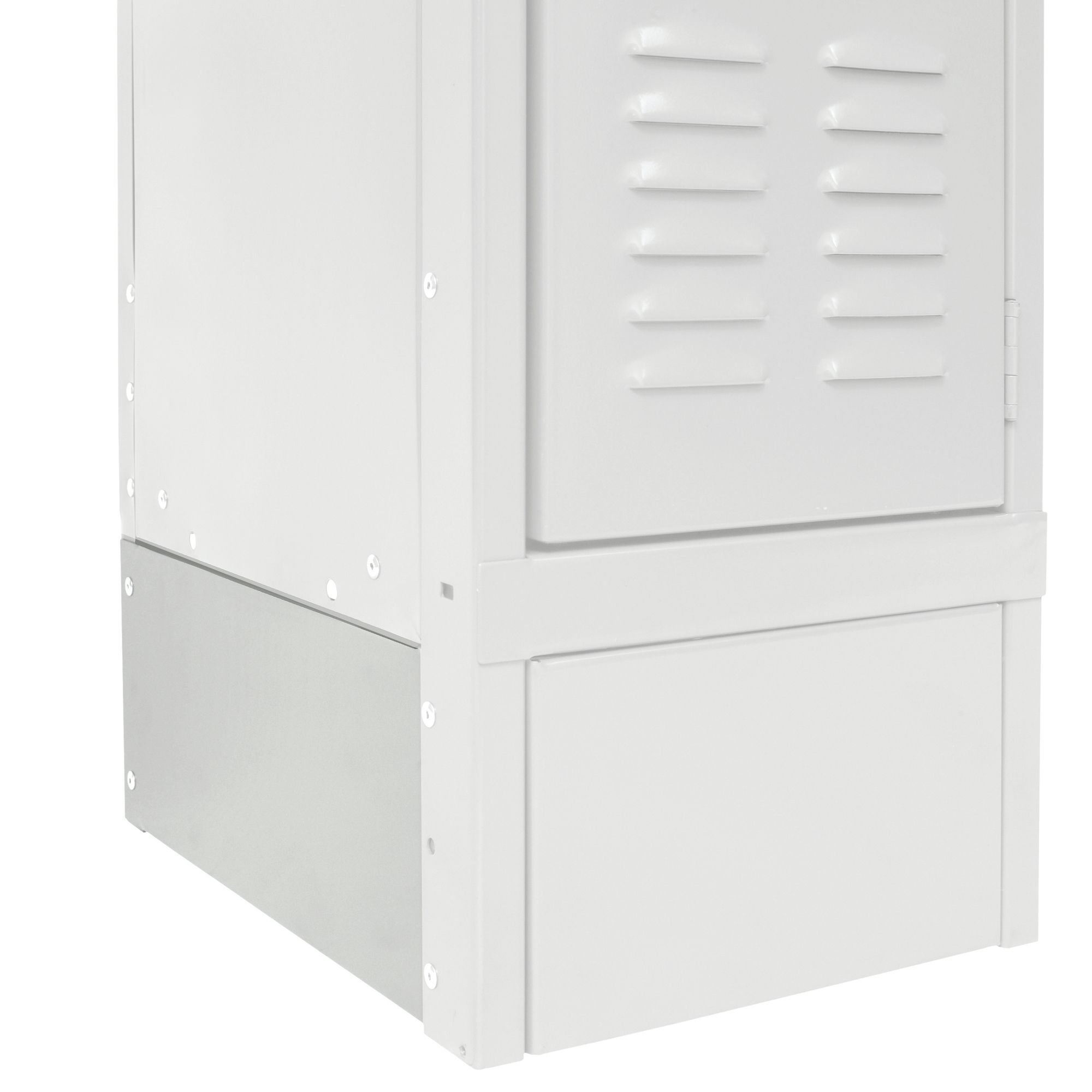 Hallowell, Closed Side Base for locker, Height 6 in, Width 0 in, Color Gray, Model# KCSB18PL